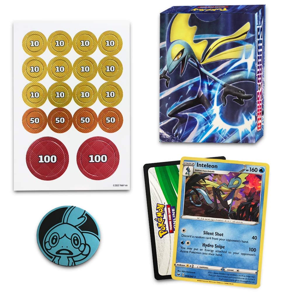 Amazon.com: Pokemon TCG: Sword & Shield Theme Deck Featuring